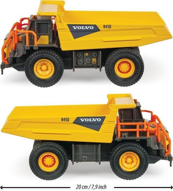 Majorette Grand Dump Φορτηγό Volvo R45D 20cm με Ήχο & Φως