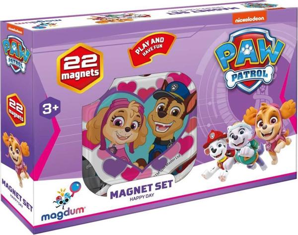 Maksik Σετ Μαγνήτες Ψυγείου Paw Patrol Happy Day, 22 Τεμάχια, Πολύχρωμα, Για Παιδιά 3+ Ετών