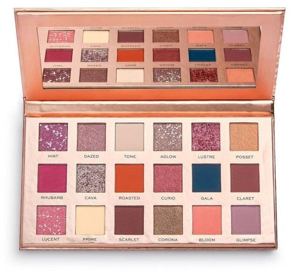 Makeup Revolution, Pro Rockstar, Eyeshadow Palette, Nude, 18 Shades, 1 g For Women