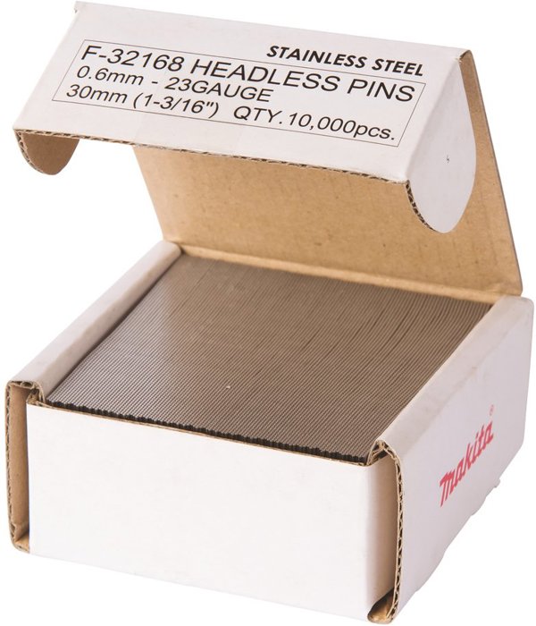 Makita Pins  0,6 x 30mm Inox F-32168  10000 pcs