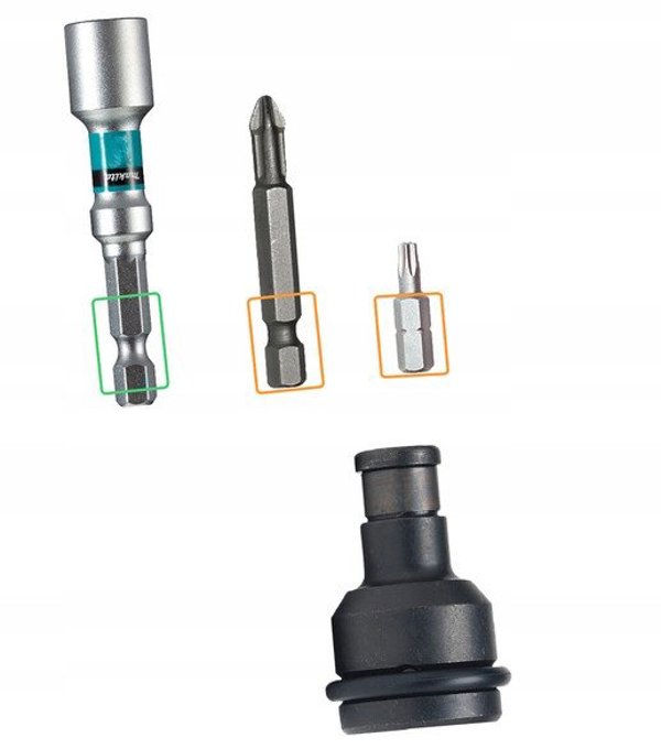 Makita Makita 134873-0 Bit Adapter 1/2  4KT - 1/4  6K