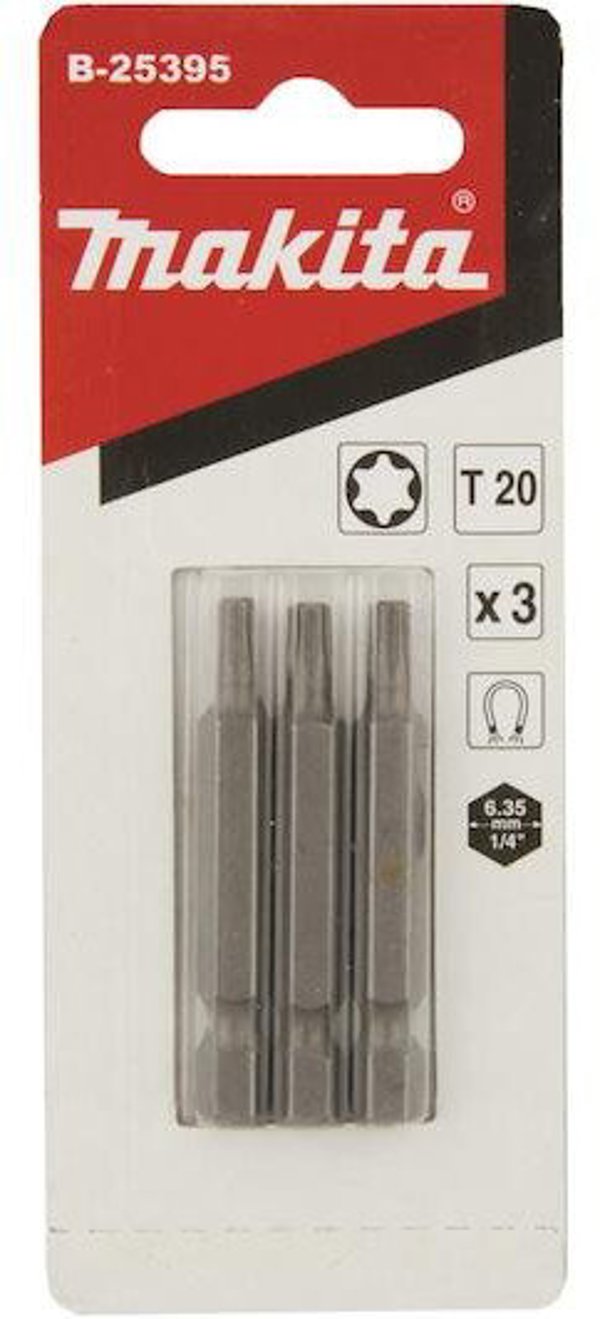 Makita SCREWDRIVER BIT MAKITA 50MM TORX 20 3PCS