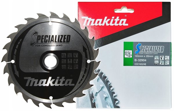 Makita Makita B-32904 SPECIALIZED Saw Blade 165x20x24Z