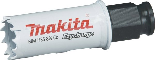 Makita MAKITA OTWORNICA BIM HSS-Co 8%  22mm EZYCHANGE METAL, STAL, ALU, DREWNO, PVC