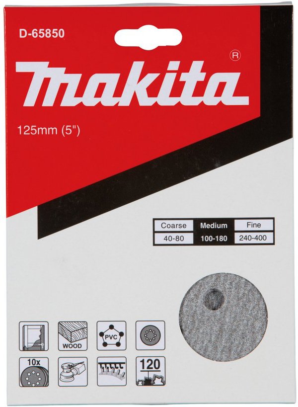 Makita Schleifpap. Kl. 125mm K120(10)
