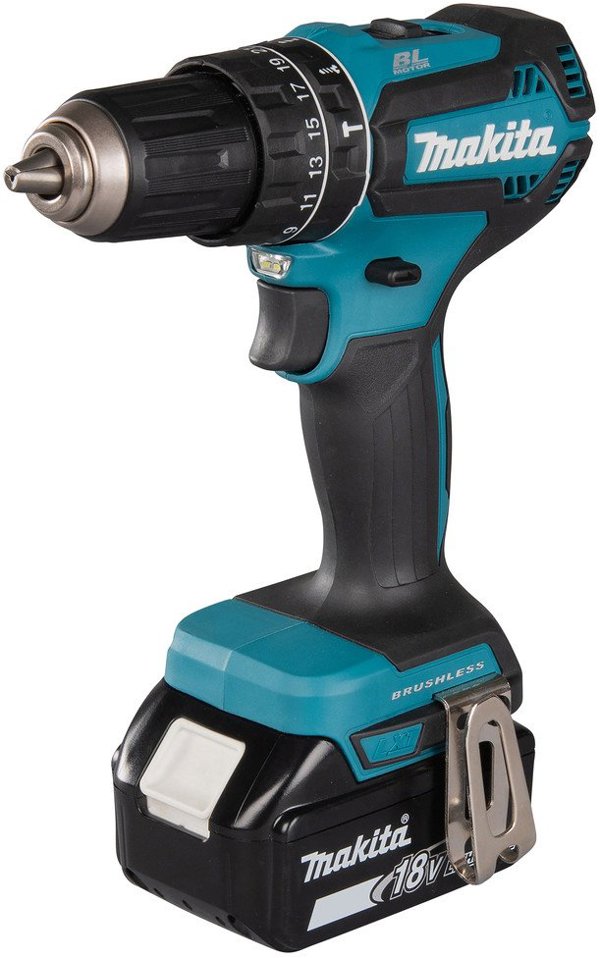 Makita Accum. screwdriver-drill 18V 2x3.0Ah, 50/27Nm, Makita + B-49373