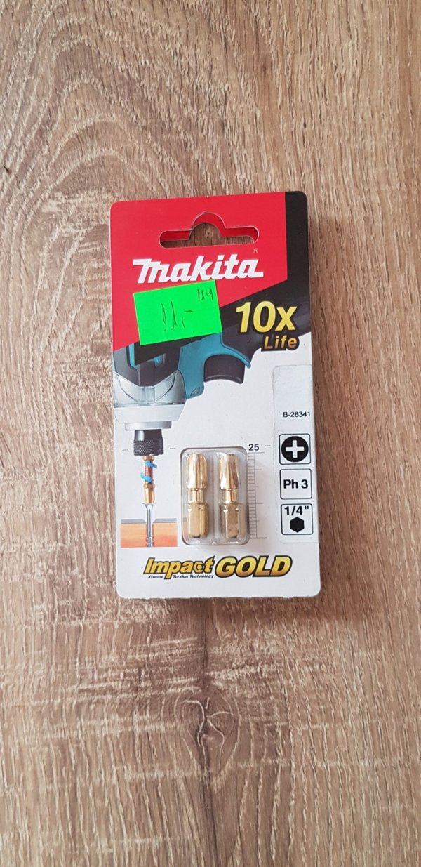 Makita Μύτη βιδώματος κρουστικού PH3 - 25MM IG (2 τεμ) MAKITA
