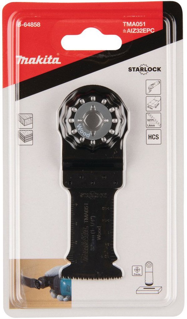 Makita MULTITOOL PLUNGE CUT SAW BLADE 32 TMA051