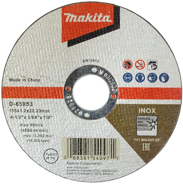Makita Trennscheibe 115x1,2mm INOX