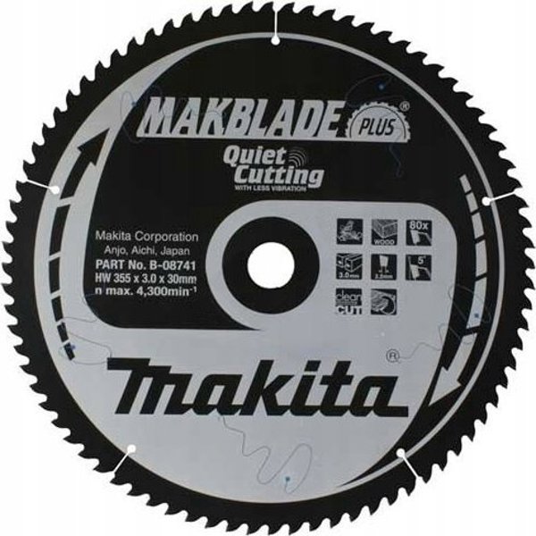 Makita pila tarczowa do drewna Makblade 190x20mm 24-zeby