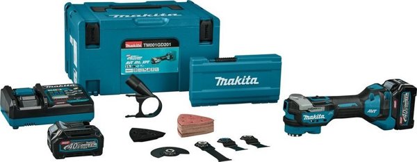 Πολυλειτουργικό εργαλείο MAKITA TM001GD201 40 V 2 x μπαταρία 2.5 Ah + αξεσουάρ