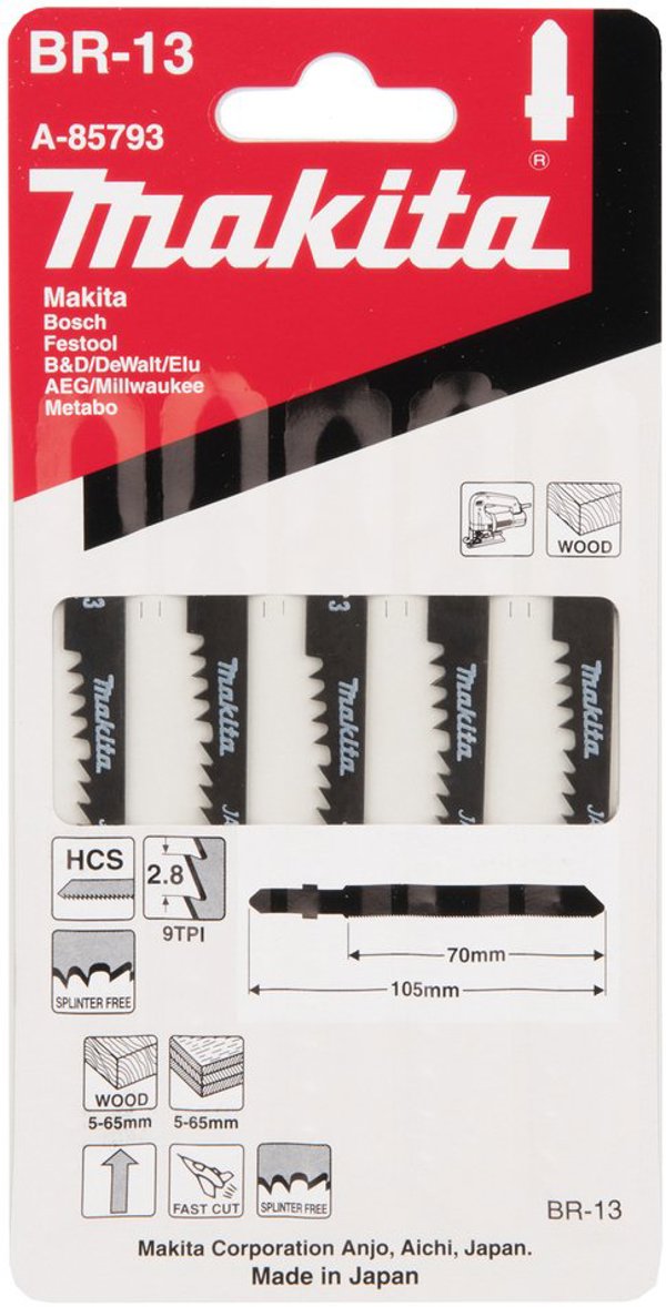 Makita Makita A-85793 Jigsaw Blade   BR-13