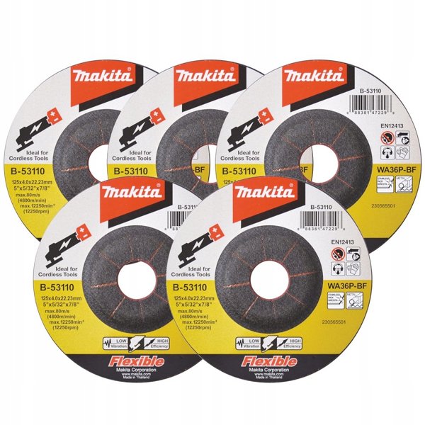Makita Τροχός Λειαντικός Φύλλων Si Carbid 125x22,23mm P 60