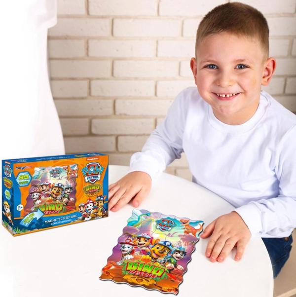Maksik Μαγνήτες Paw Patrol Dino Rescue ML4034-35 - Σετ Μαγνητικά Παζλ για Παιδιά