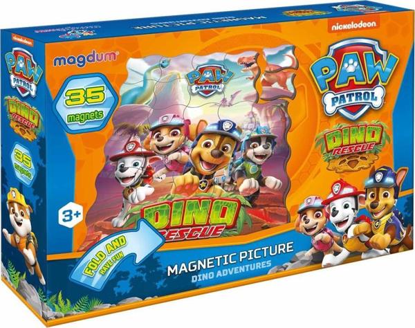 Maksik Μαγνήτες Paw Patrol Dino Rescue ML4034-35 - Σετ Μαγνητικά Παζλ για Παιδιά