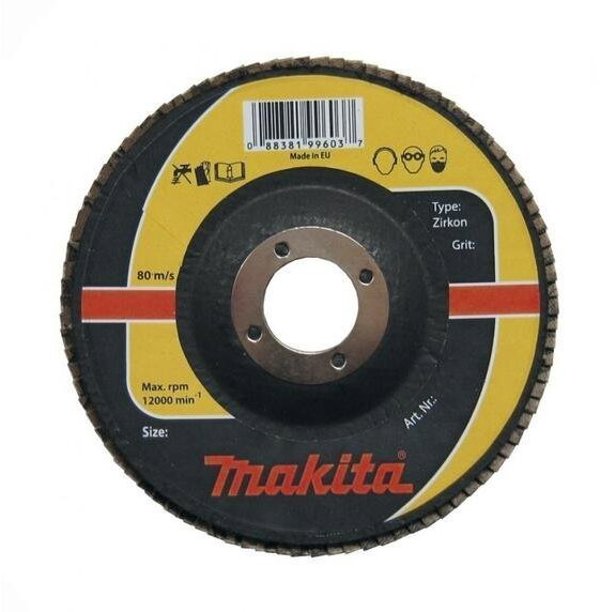 Makita Sciernica Listkowa Zirkon 125x22,23mm P60 Metal, Stal Nierdzewna