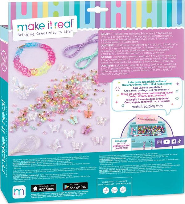 Make it real MAKE IT REAL Κοσμήματα Butterfly Jewelry, δημιουργικό σετ