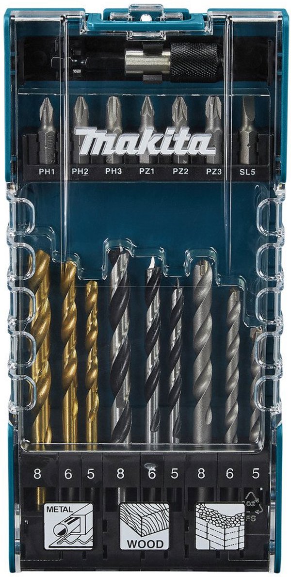 Makita Bohrer- Bit-Set 17-tlg.