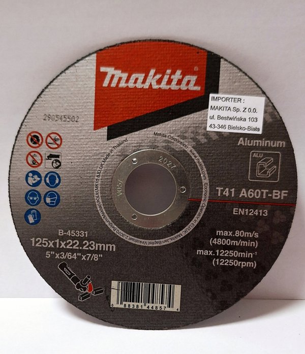 Makita Makita B-45331 cutting disk 125x1mm Alu