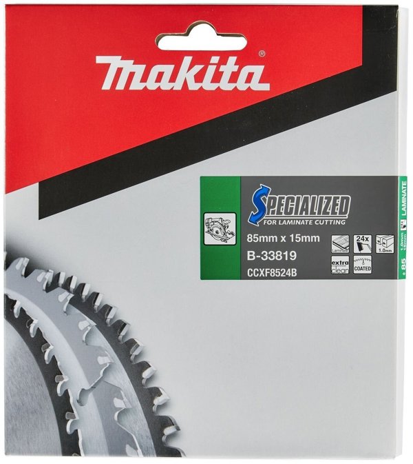 Makita Makita B-33819 SPECIALIZED Saw Blade 85x15x24Z