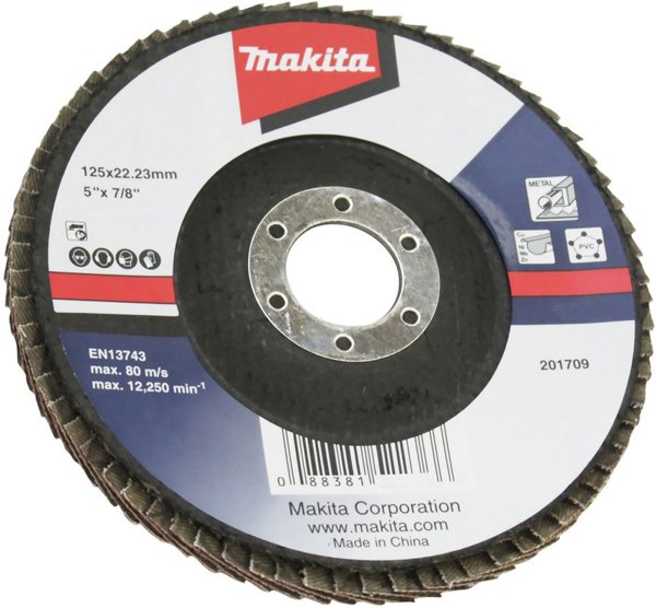 Makita Fächerschleifscheibe 125mm A 60