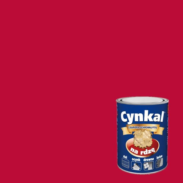MALEXIM Farba Do Metalu Cynkal Czerwony 0,7L Malexim