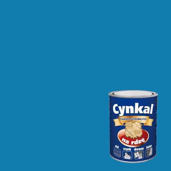 MALEXIM Farba Do Metalu Cynkal Niebieski 0,7L Malexim