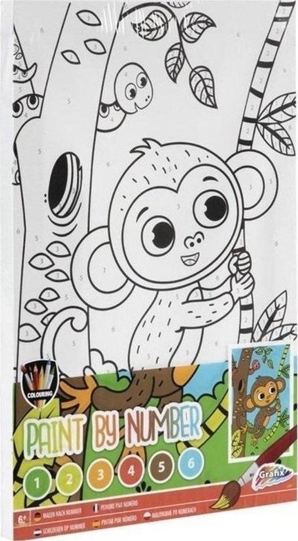 Βάψιμο με αριθμούς Μαϊμού EDUKAMP