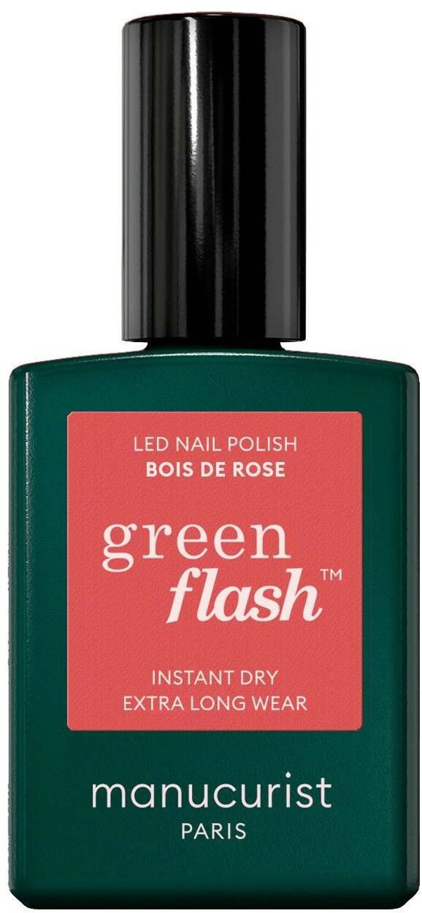 MANUCURIST_Green Flash Led Gel Nail Lacquer lakier do paznokci Bois De Rose 15ml