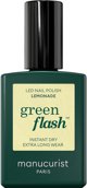 MANUCURIST_Green Flash Led Gel Nail Lacquer lakier do paznokci Lemonade 15ml