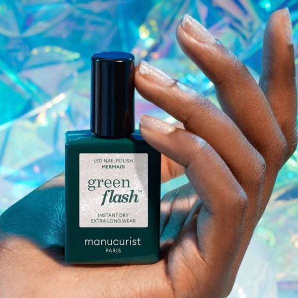 MANUCURIST_Green Flash Led Gel Nail Lacquer lakier do paznokci Mermaid 15ml