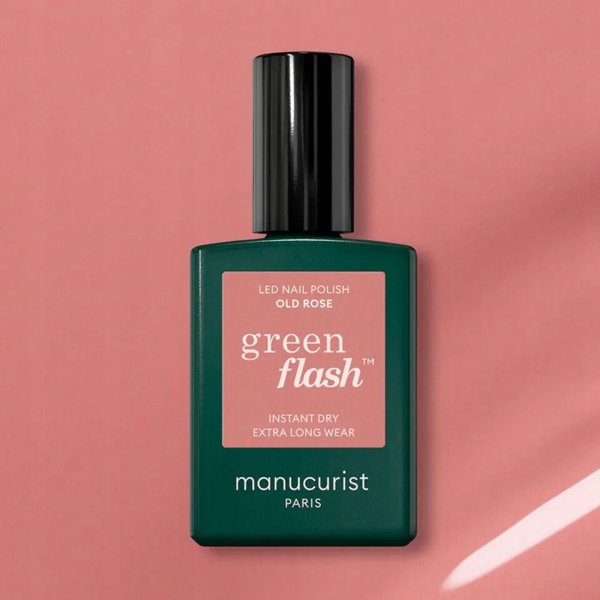 MANUCURIST_Green Flash Led Gel Nail Lacquer lakier do paznokci Old Rose 15ml