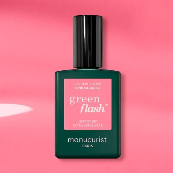 MANUCURIST_Green Flash Led Gel Nail Lacquer lakier do paznokci Pink Paradise 15ml