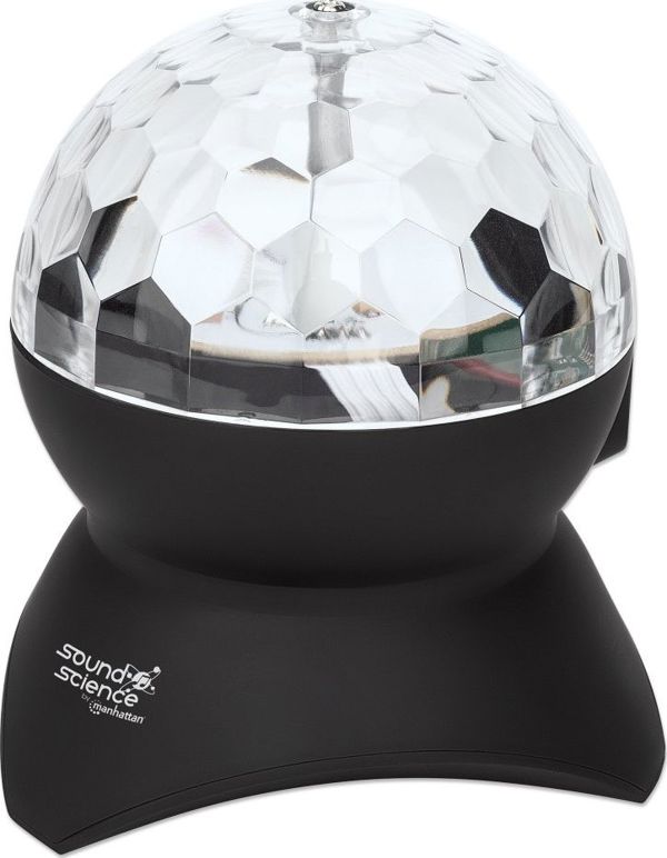Manhattan LED Disco Ball με ηχείο Bluetooth MP3 USB/MicroSD Radio 8441931 766623165068