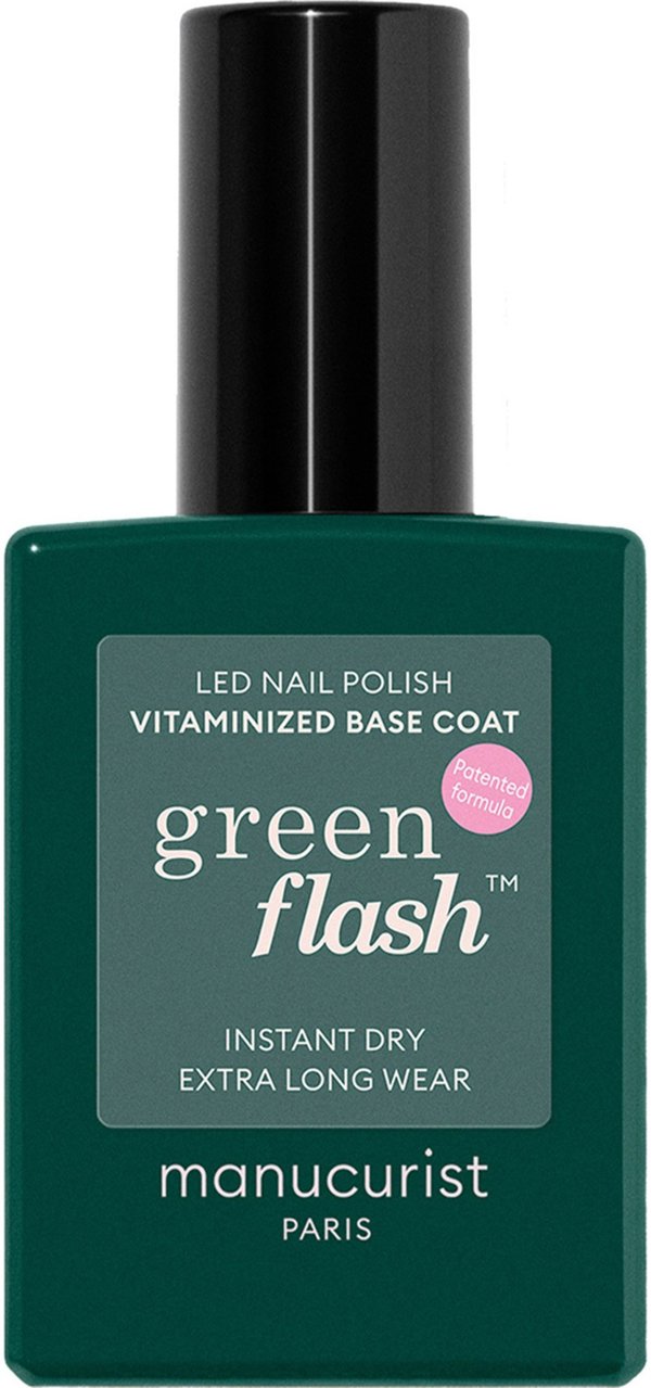 MANUCURIST_Green Flash Sugarcane Natural Resine LED Gel Base Coat baza do paznokci 15ml