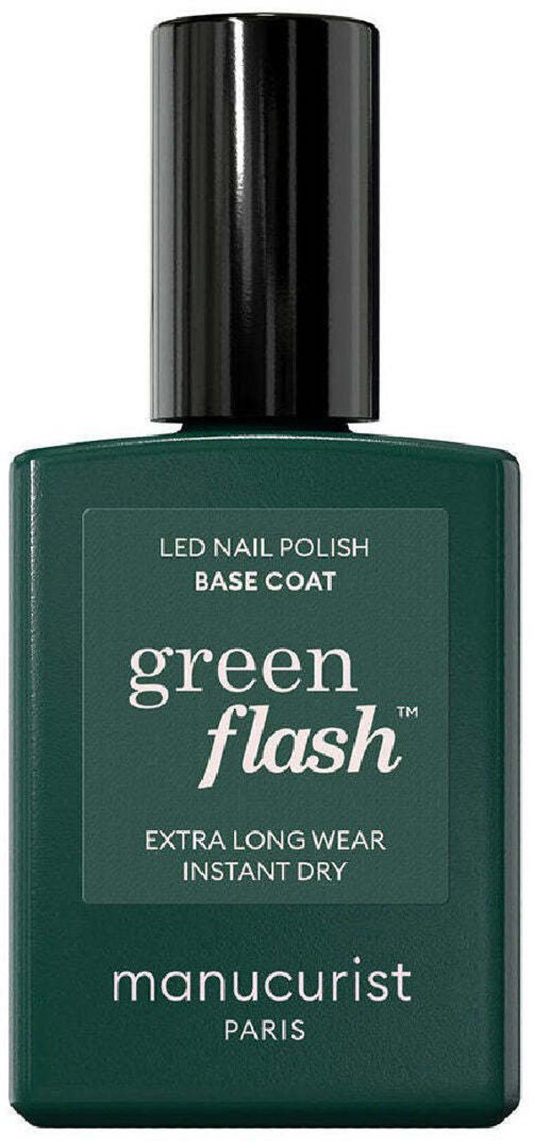 MANUCURIST_Green Flash Sugarcane Natural Resine LED Gel Base Coat baza do paznokci 15ml