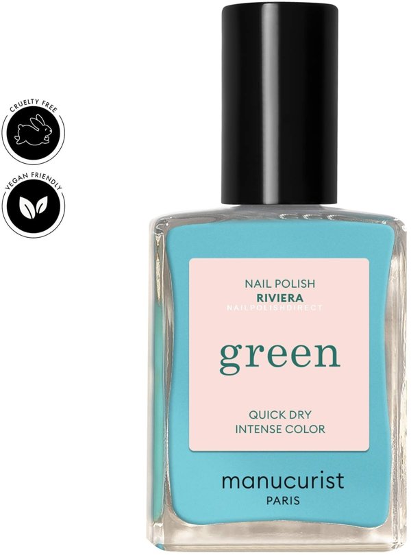 MANUCURIST_Green Nail Polish lakier do paznokci Riviera 15ml