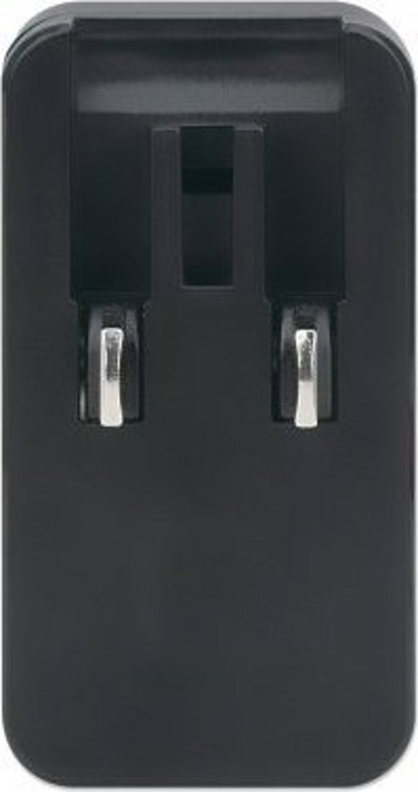 Φορτιστής USB MANHATTAN GaN Power Delivery USB-C PD-Port έως 65W με εναλλάξιμα βύσματα για ΕΕ, ΗΒ και ΗΠΑ