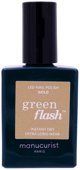 MANUCURIST_Green Flash Led Gel Nail Lacquer lakier do paznokci Gold 15ml