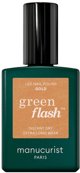 MANUCURIST_Green Flash Led Gel Nail Lacquer lakier do paznokci Gold 15ml