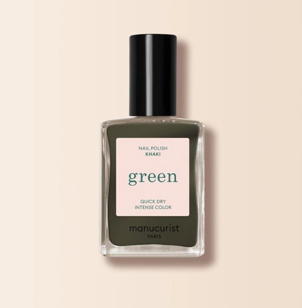 MANUCURIST_Green Nail Polish lakier do paznokci Khaki 15ml