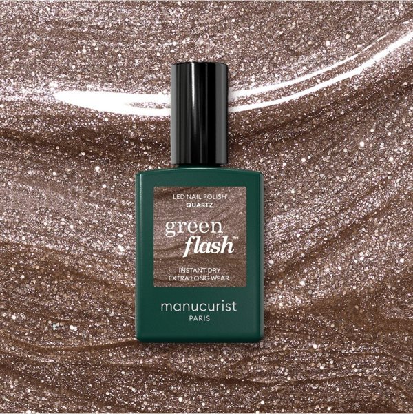 MANUCURIST_Green Flash Led Gel Nail Lacquer lakier do paznokci Quartz 15ml