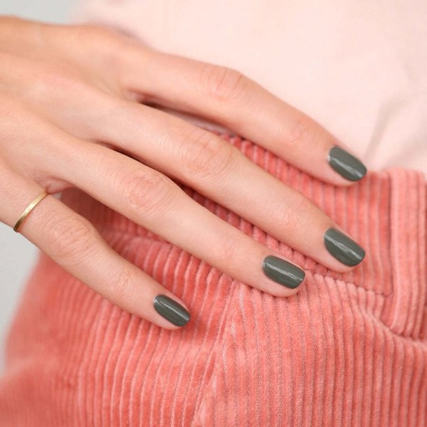 MANUCURIST_Green Flash Led Gel Nail Lacquer lakier do paznokci Khaki 15ml