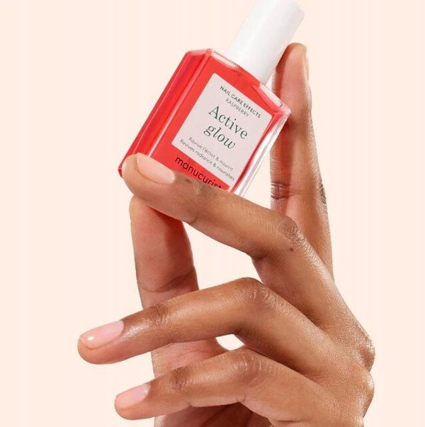 MANUCURIST_SET Healthy Glow Duo Serum Complet serum do paznokci 15ml + Green Active Glow od ywka do paznokci 15ml