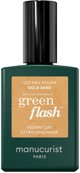 MANUCURIST_Green Flash Led Gel Nail Lacquer lakier do paznokci Gold Sand 15ml