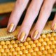 MANUCURIST_Green Flash Led Gel Nail Lacquer lakier do paznokci Gold Sand 15ml