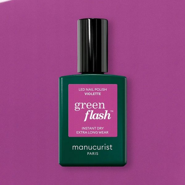 MANUCURIST_Green Flash Led Gel Nail Lacquer lakier do paznokci Violette 15ml
