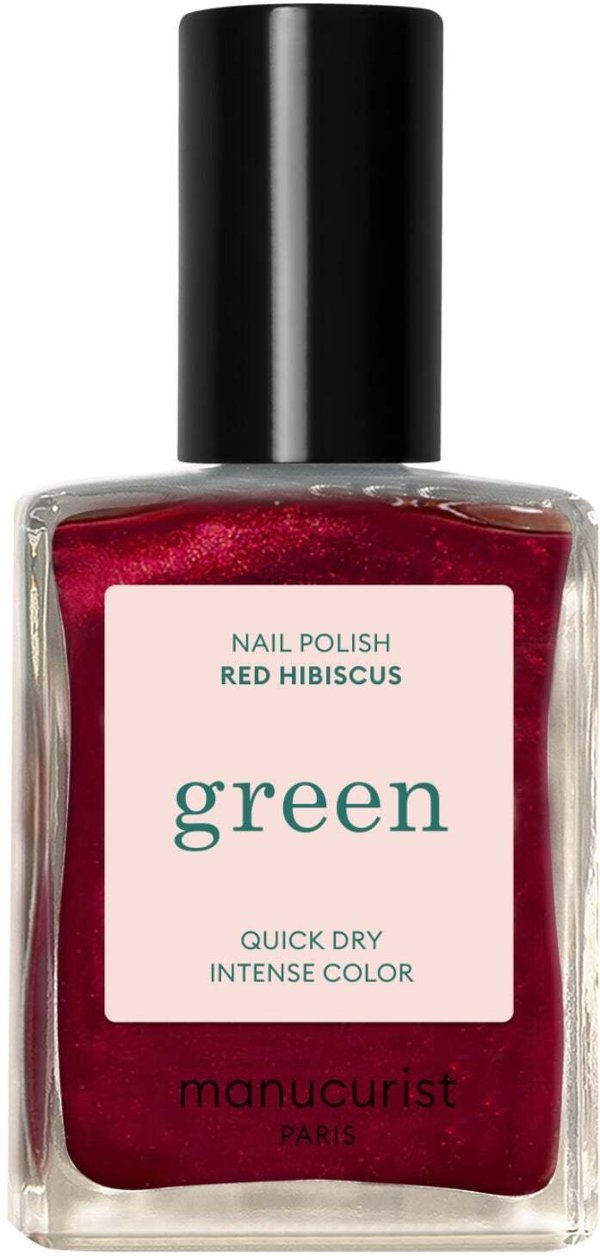 MANUCURIST_Green Nail Polish lakier do paznokci Red Hibiscus 15ml