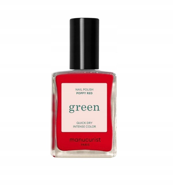 MANUCURIST_Green Nail Polish lakier do paznokci Poppy Red 15ml