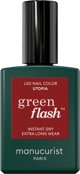 MANUCURIST_Green Flash Led Gel Nail Lacquer lakier do paznokci Utopia 15ml